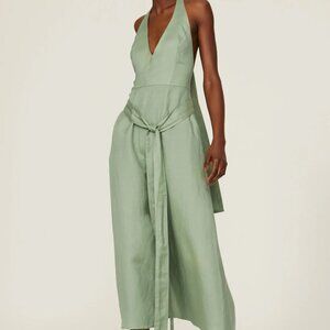 Saunders x RTR Maria Dress in Green